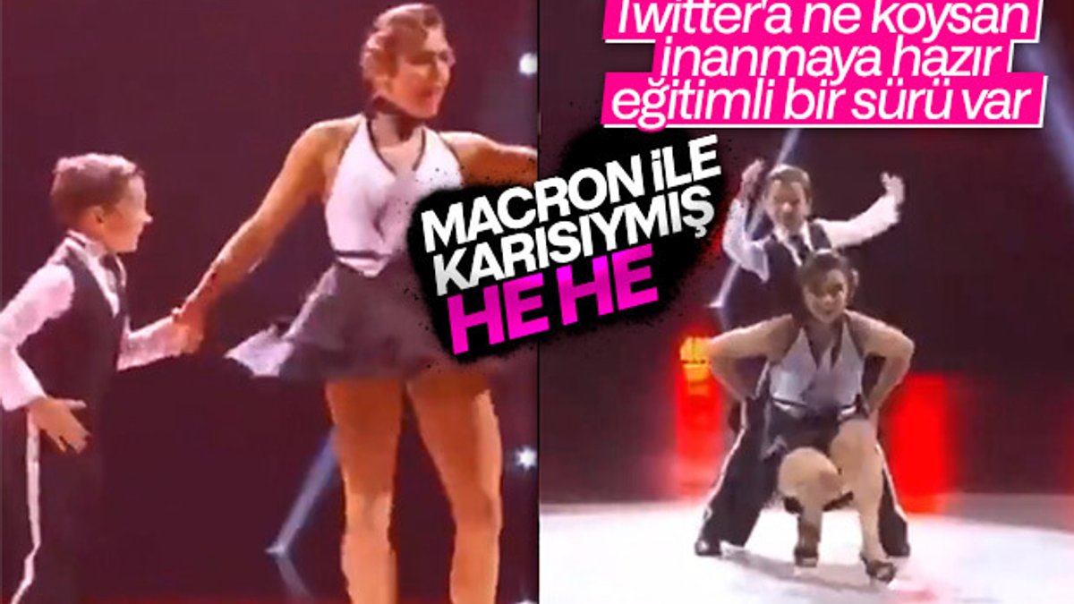 Macron'un çocukken eşiyle dansı olduğu iddia edilen video