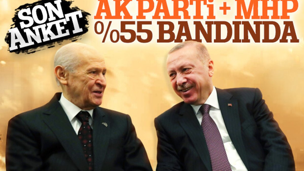 AK Parti ve MHP'nin oyları yükselişte