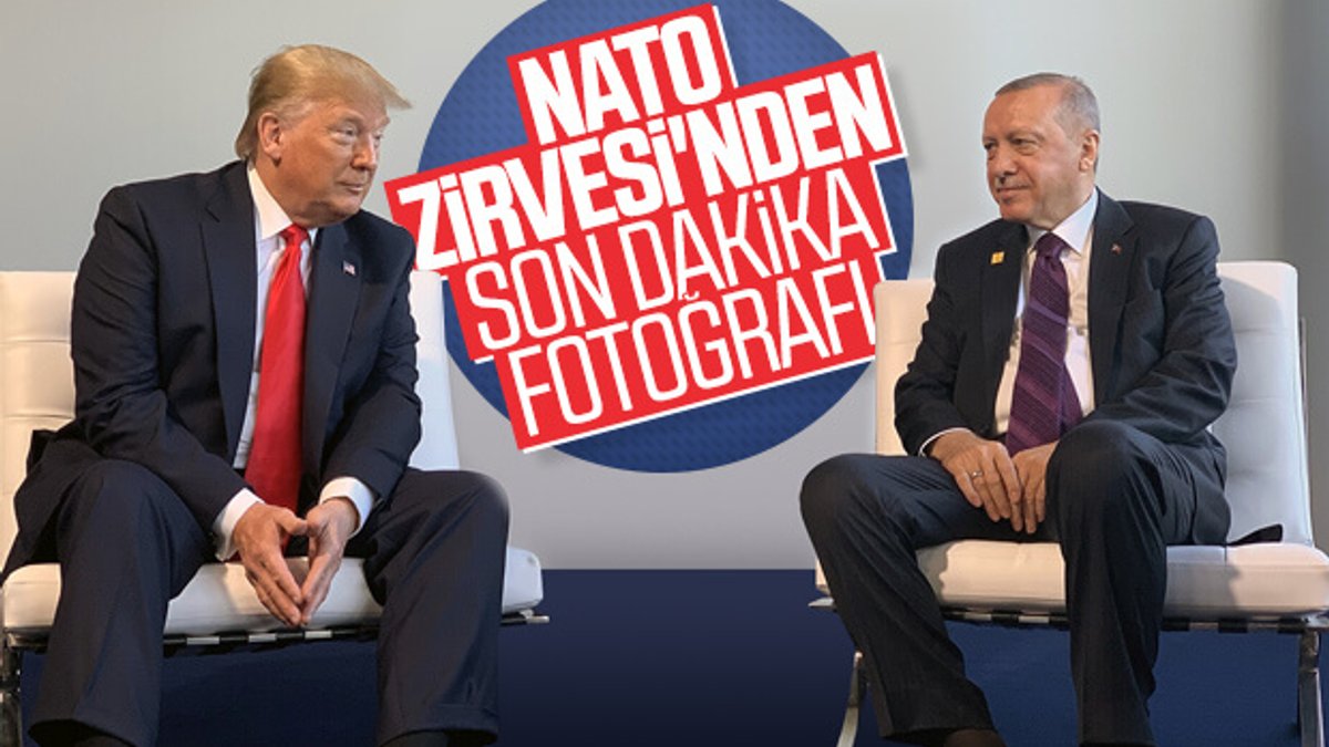 NATO Zirvesi'nde Erdoğan - Trump görüşmesi