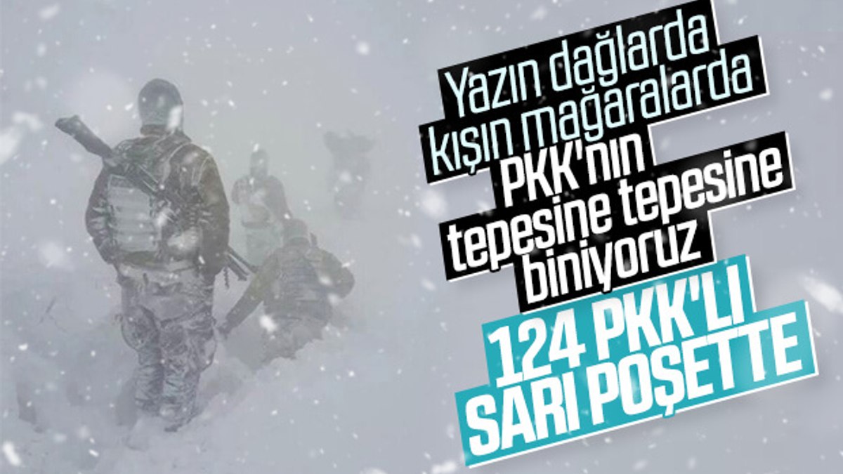 Kıran operasyonlarında 124 terörist öldürüldü