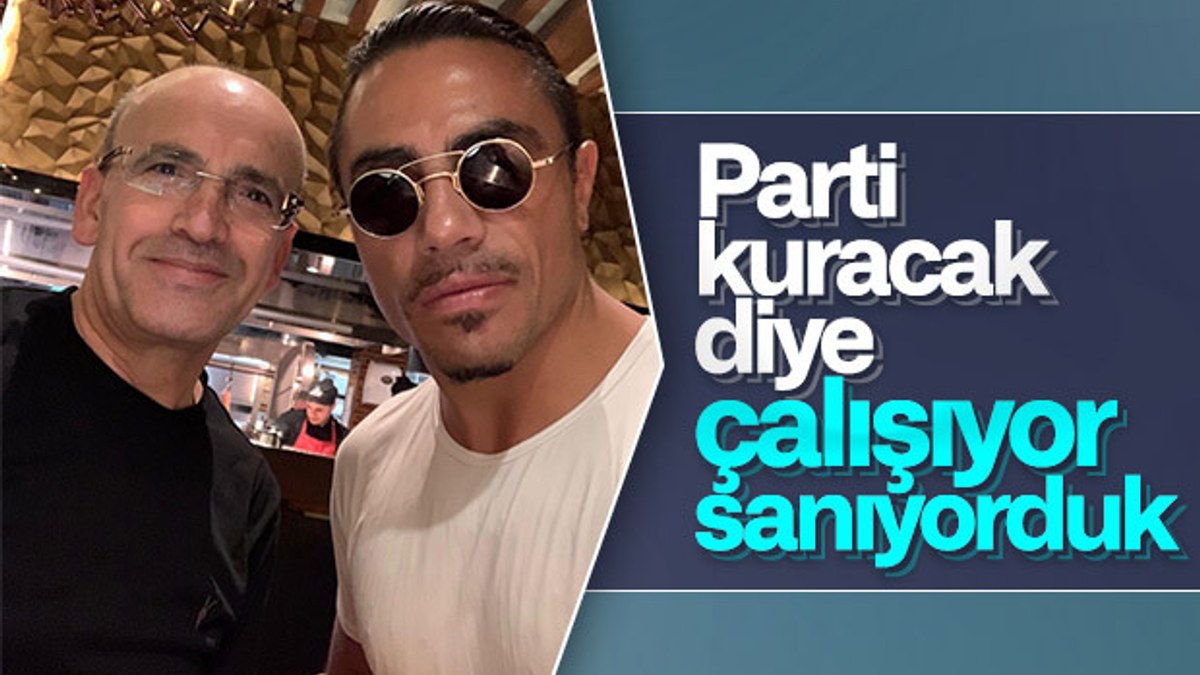 Mehmet Şimşek ile Nusret selfie yaptı