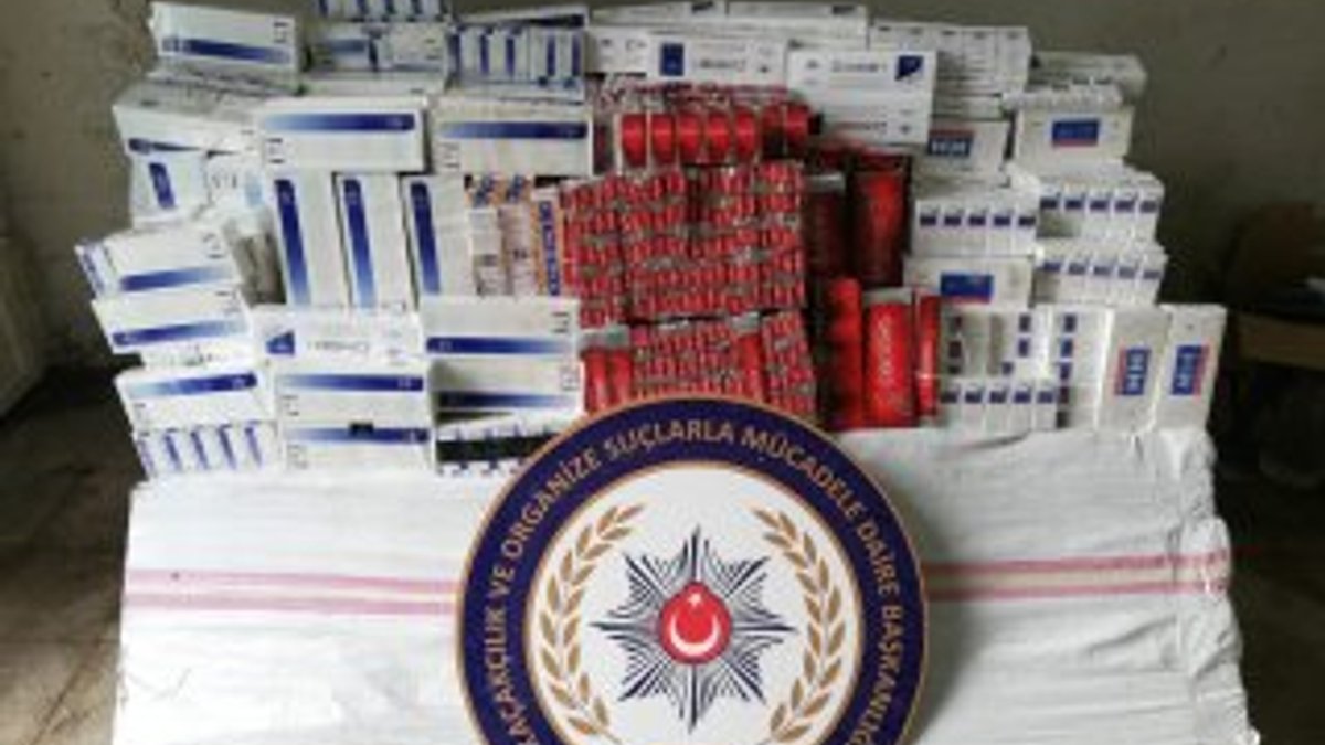 Aksaray'da 350 bin paket kaçak sigara ele geçirildi