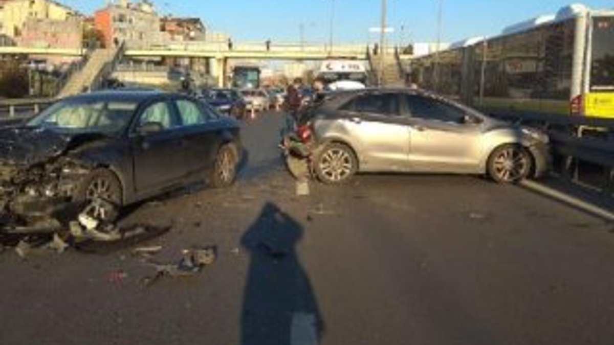 Okmeydanı'nda trafik kazası: 2 yaralı