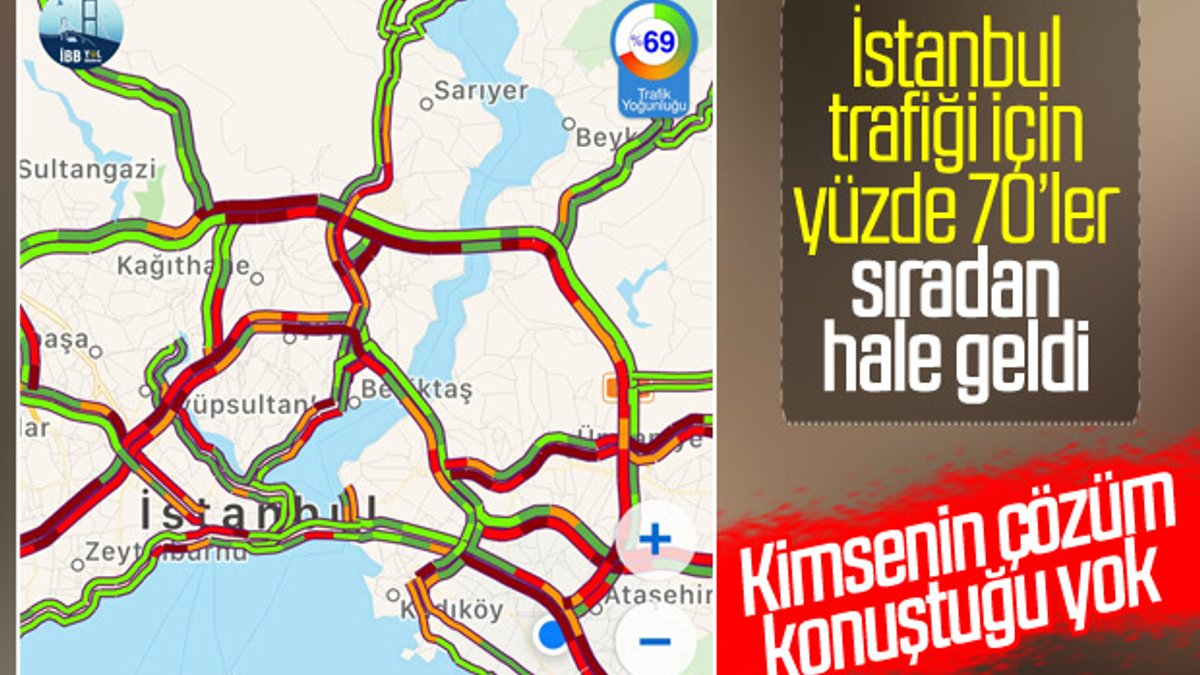 İstanbul trafiği alarm veriyor