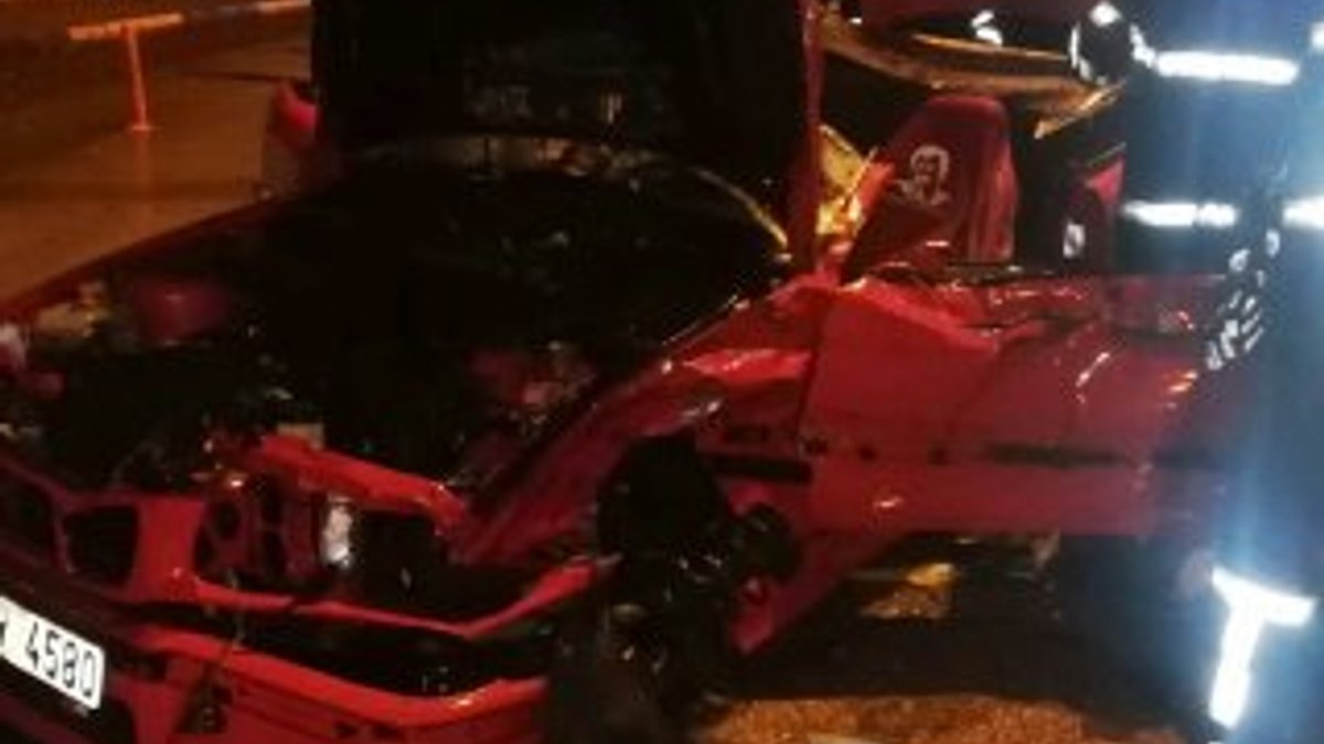 Kırıkkale'de vidanjöre çarpan aracın sürücüsü öldü