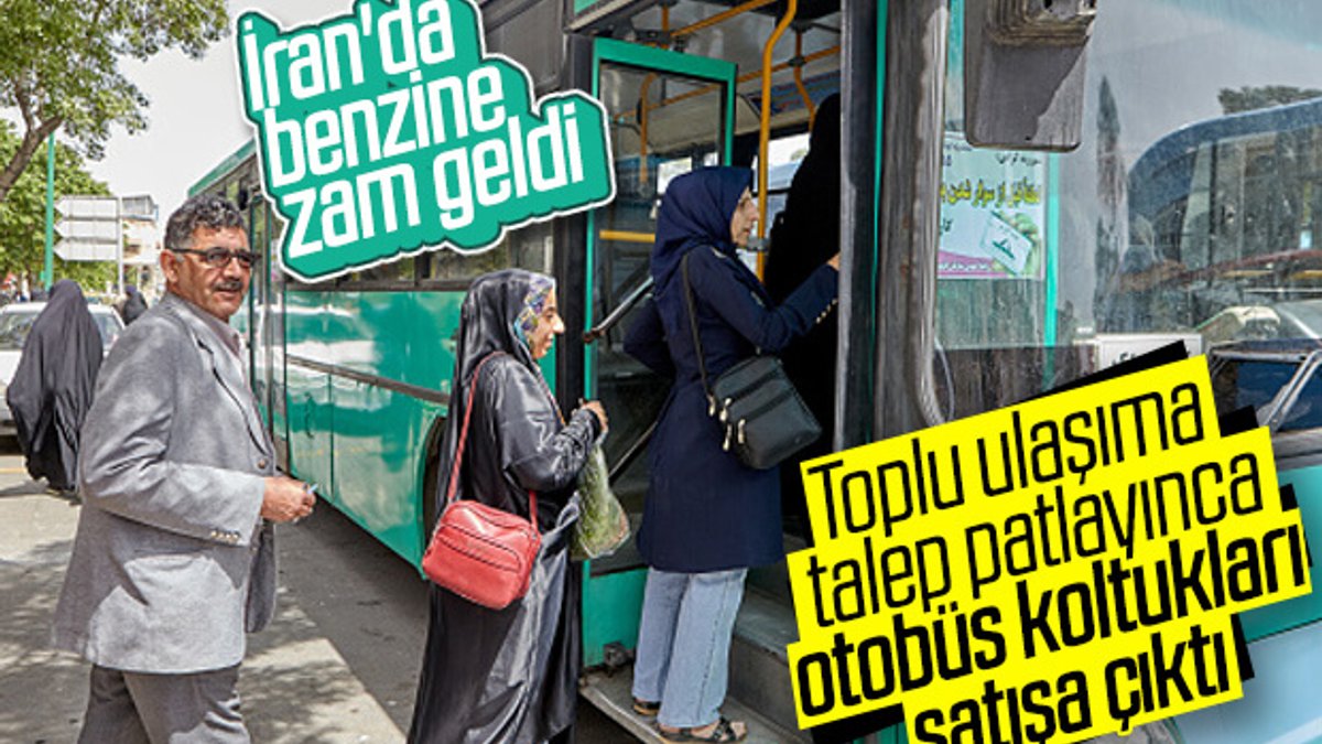İran’da yolculara otobüs koltukları satılacak