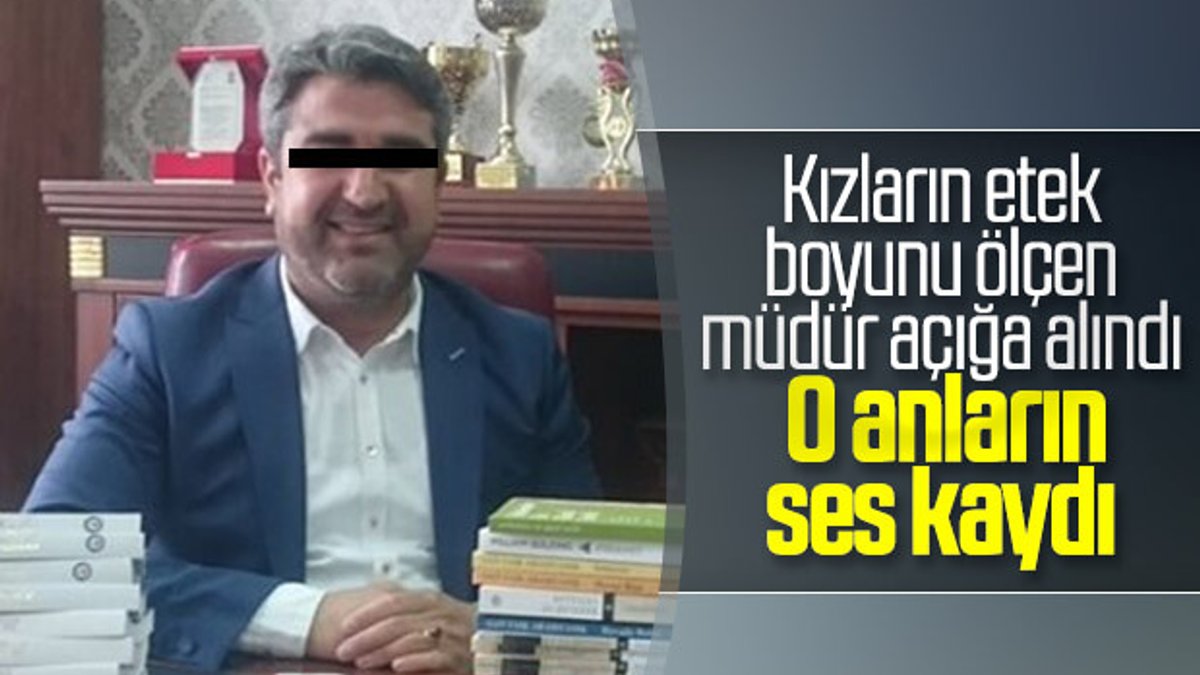 Siirt'te etek boyu ölçen okul müdürü açığa alındı