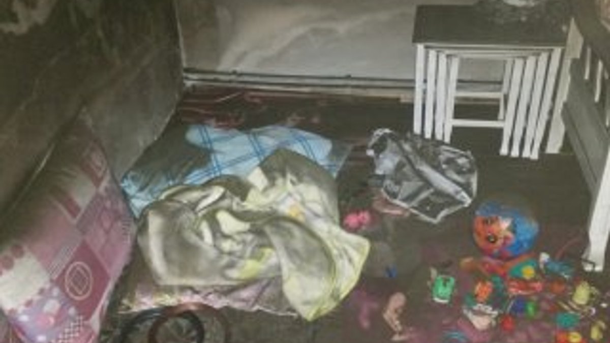 Kayseri'de yangın çıkan evde 2 küçük çocuk can verdi