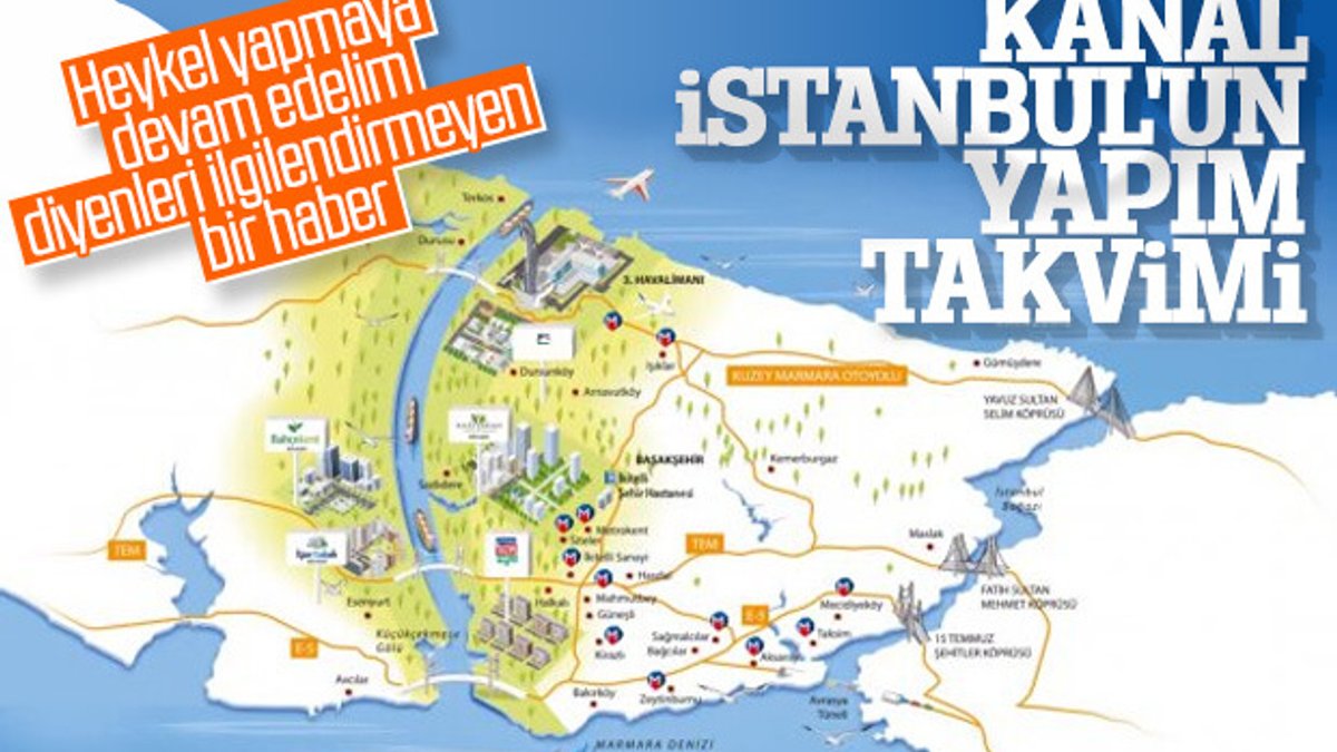 Ulaştırma Bakanlığı'nın Kanal İstanbul planı