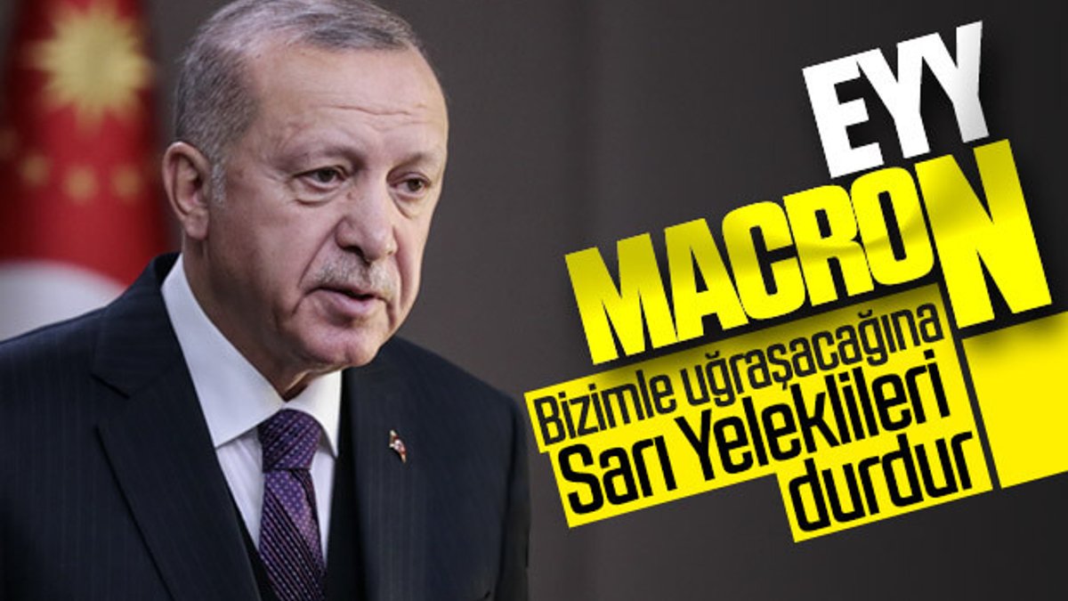 Erdoğan Macron'a İslami terör tepkisinde bulundu