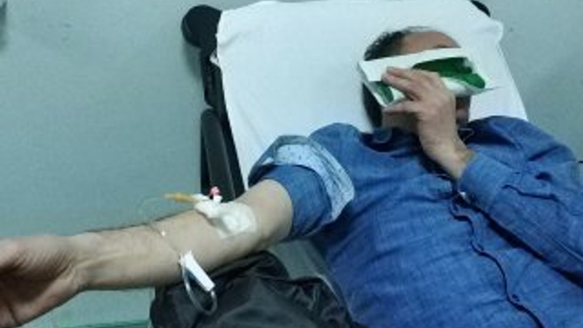 Samsun'da bir kişi iş yerinde saldırıya uğradı