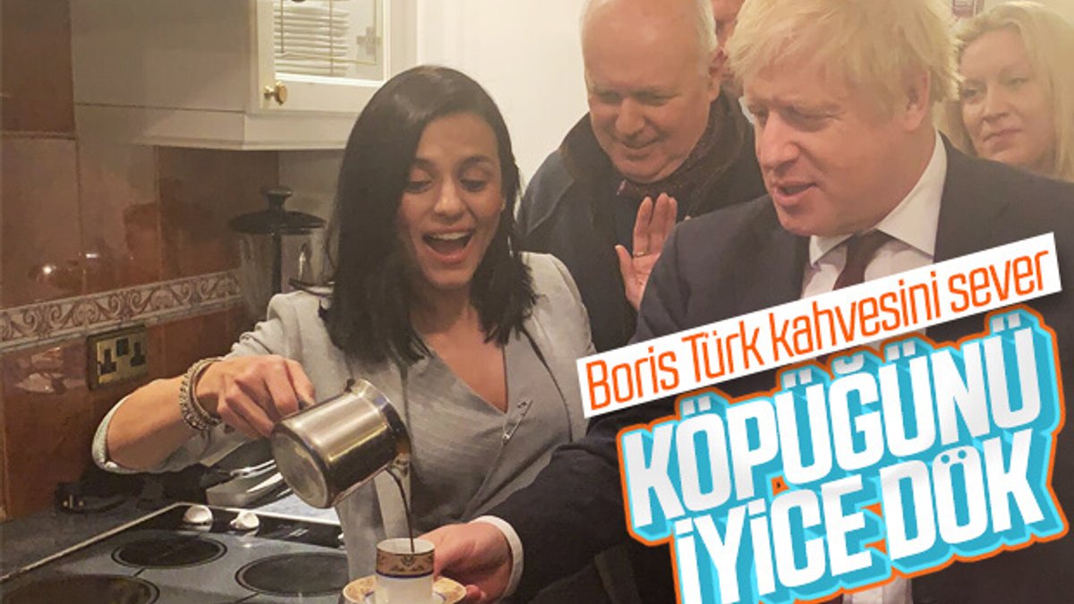 Şarkıcı Eylem ve Boris Johnson'dan kahve keyfi