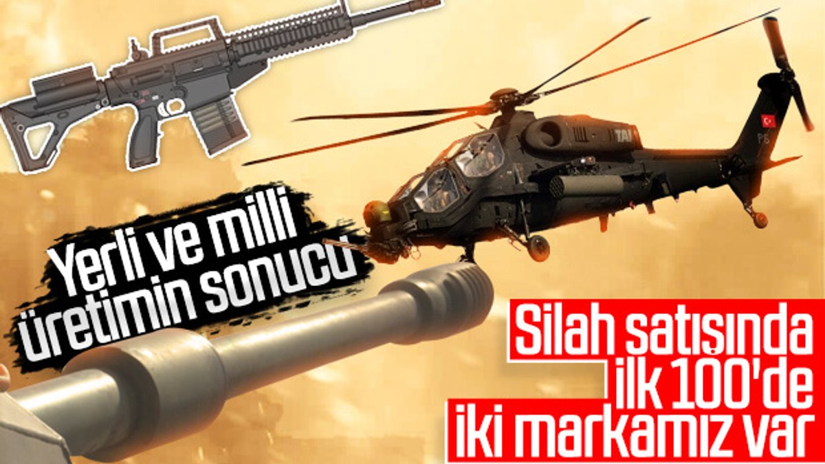 Türk şirketleri silah üretiminde ilk 100'de