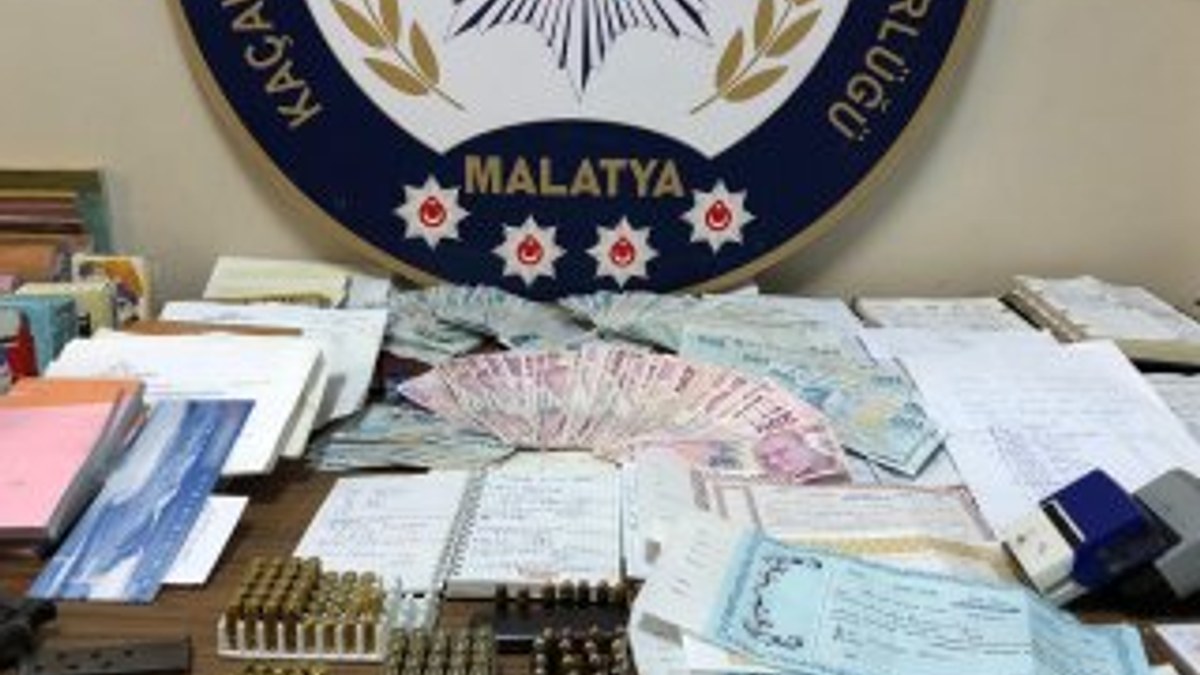 Malatya'da tefecilere operasyon düzenlendi
