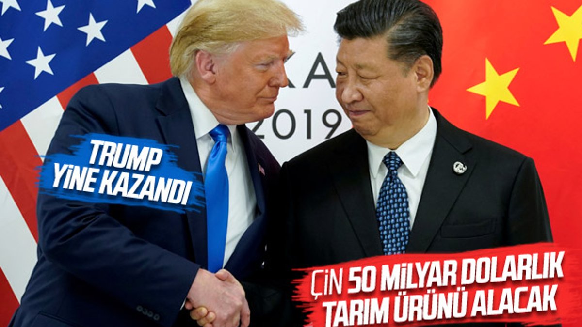 ABD ile Çin arasında 50 milyar dolarlık anlaşma