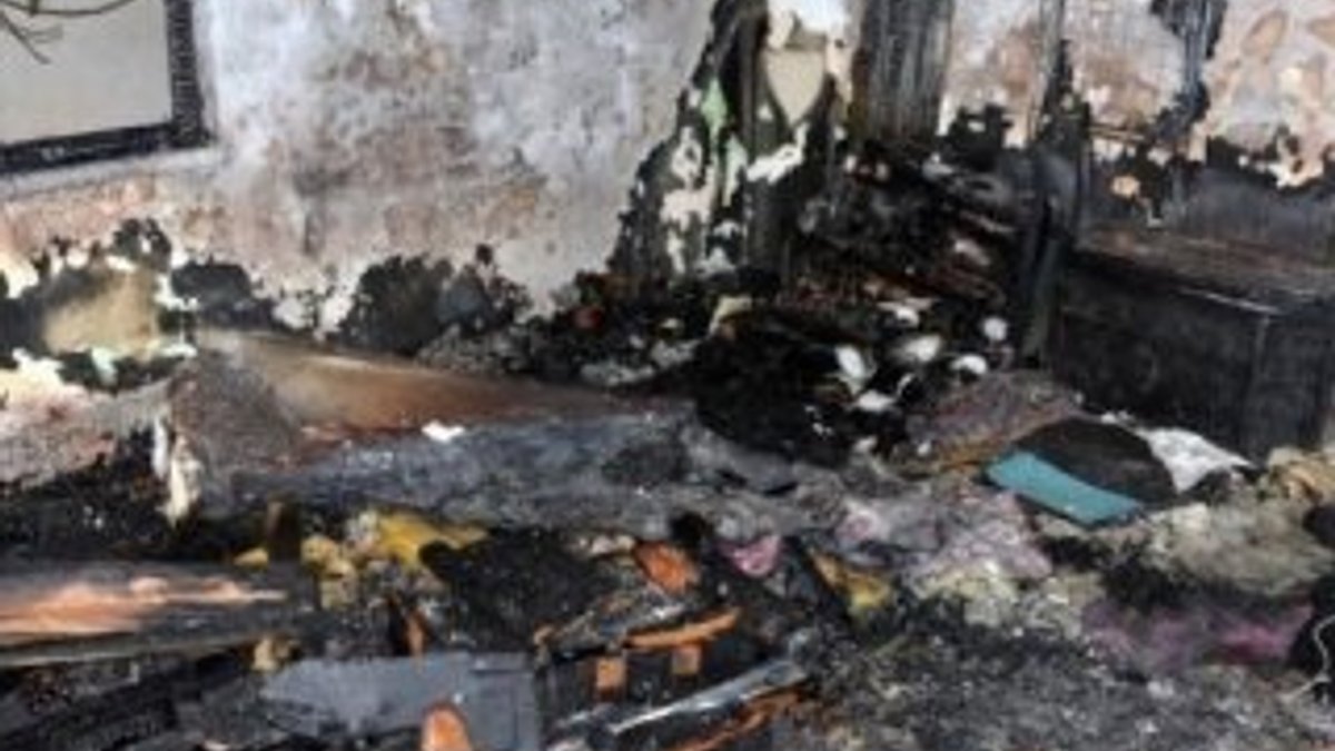 Kahramanmaraş'ta 7 kişilik ailenin evi yandı