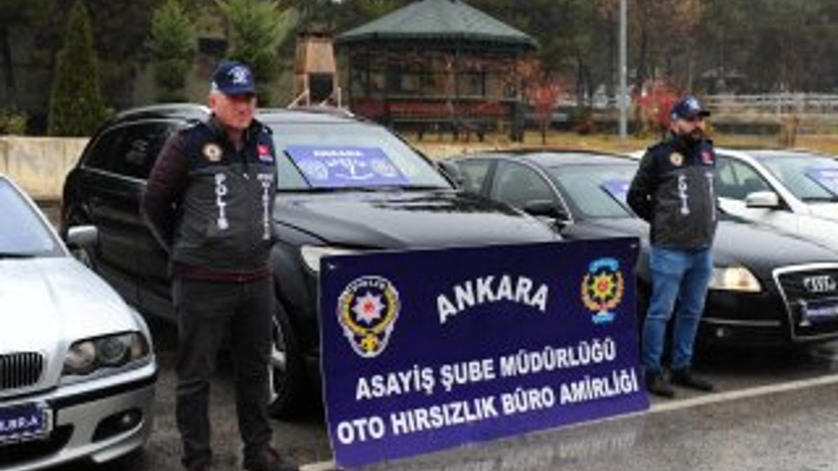 Ankara'da oto hırsızlığı çetesine operasyon