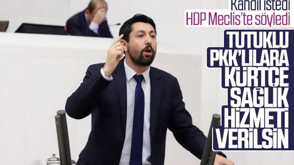HDP'li vekil: Tutuklulara Kürtçe sağlık hizmeti olmalı
