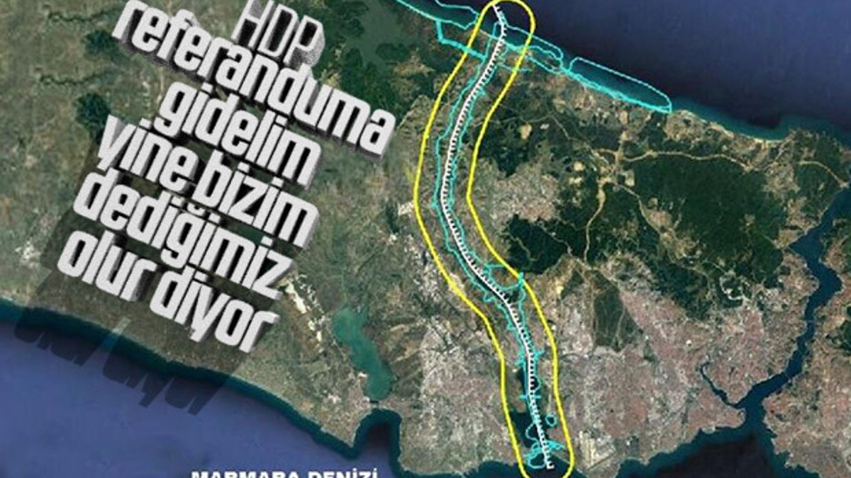 HDP'den Kanal İstanbul için referandum çağrısı