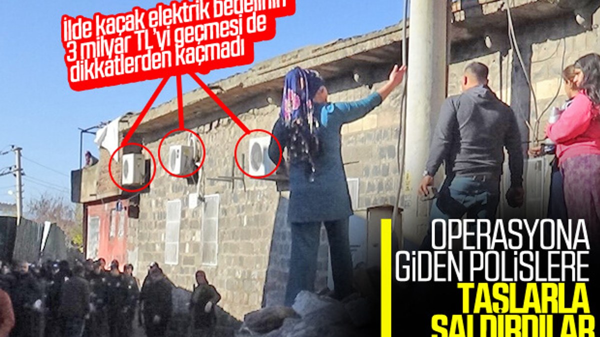 Diyarbakır'da polislere tarihi taşlarla saldırı