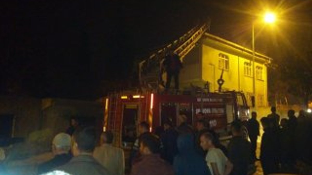 Amasya'da ev yangını
