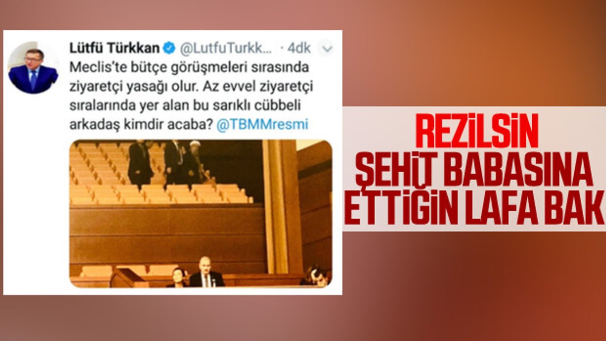 Lütfü Türkkan'ın silmek zorunda kaldığı tweet