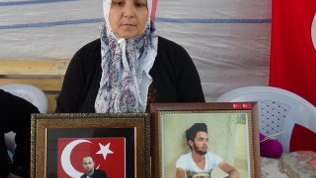 Diyarbakır'da nöbette olan anneden HDP'ye gönderme