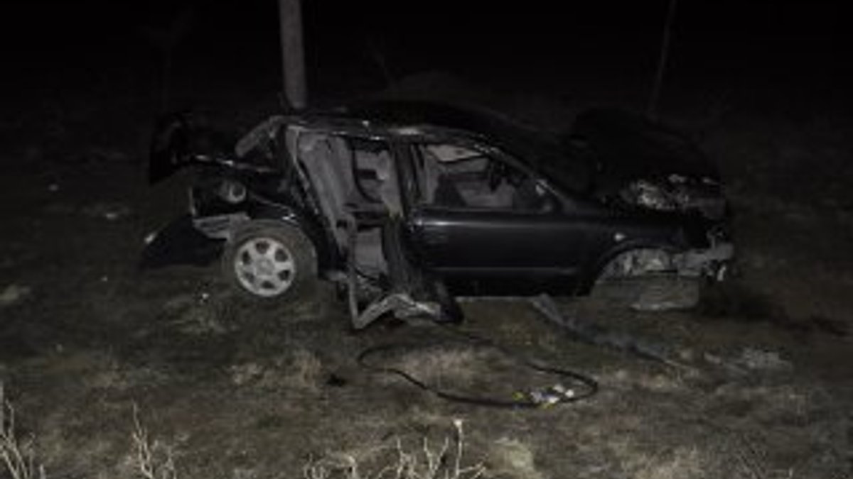Konya'da takla atan araçtaki 1 kişi öldü 2 kişi yaralandı
