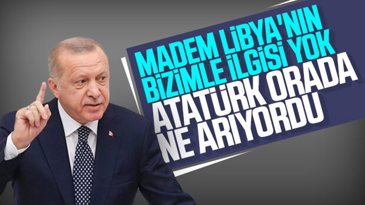 Cumhurbaşkanı Erdoğan, Libya eleştirilerine yanıt verdi