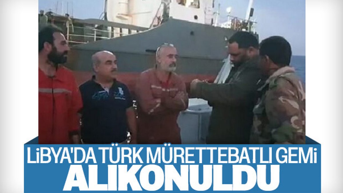 Libya'da Türk mürettebatlı gemiye müdahale
