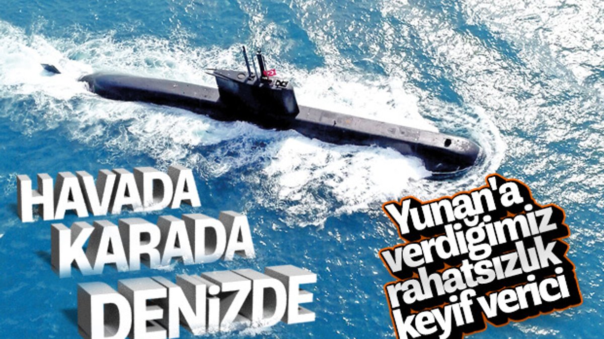 Türk denizaltı Piri Reis, Yunanları korkuttu