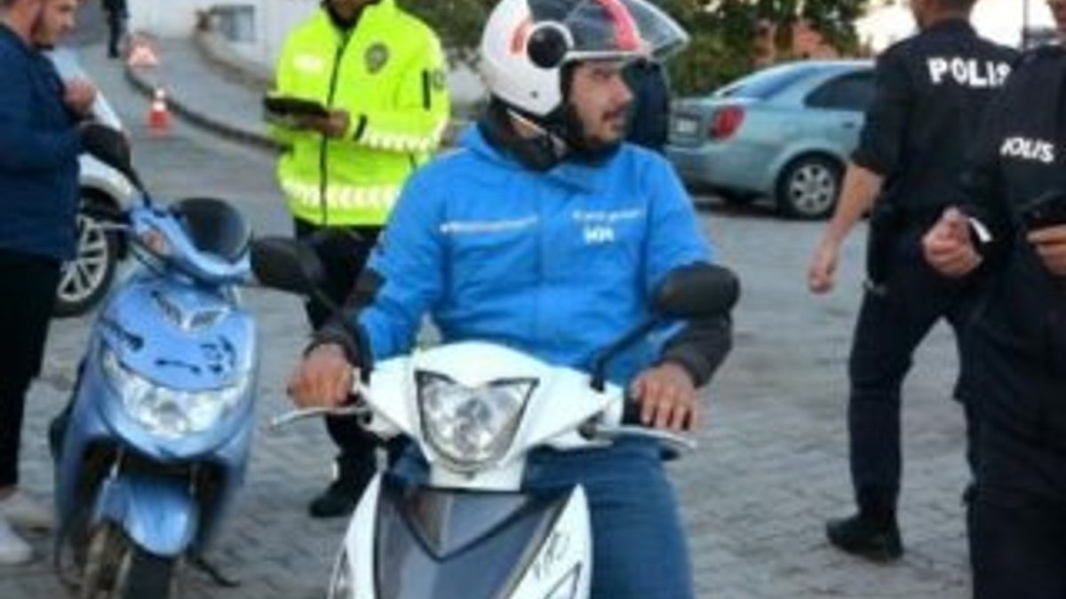 Muğla'da kasksız motosikletlilere ceza yağdı
