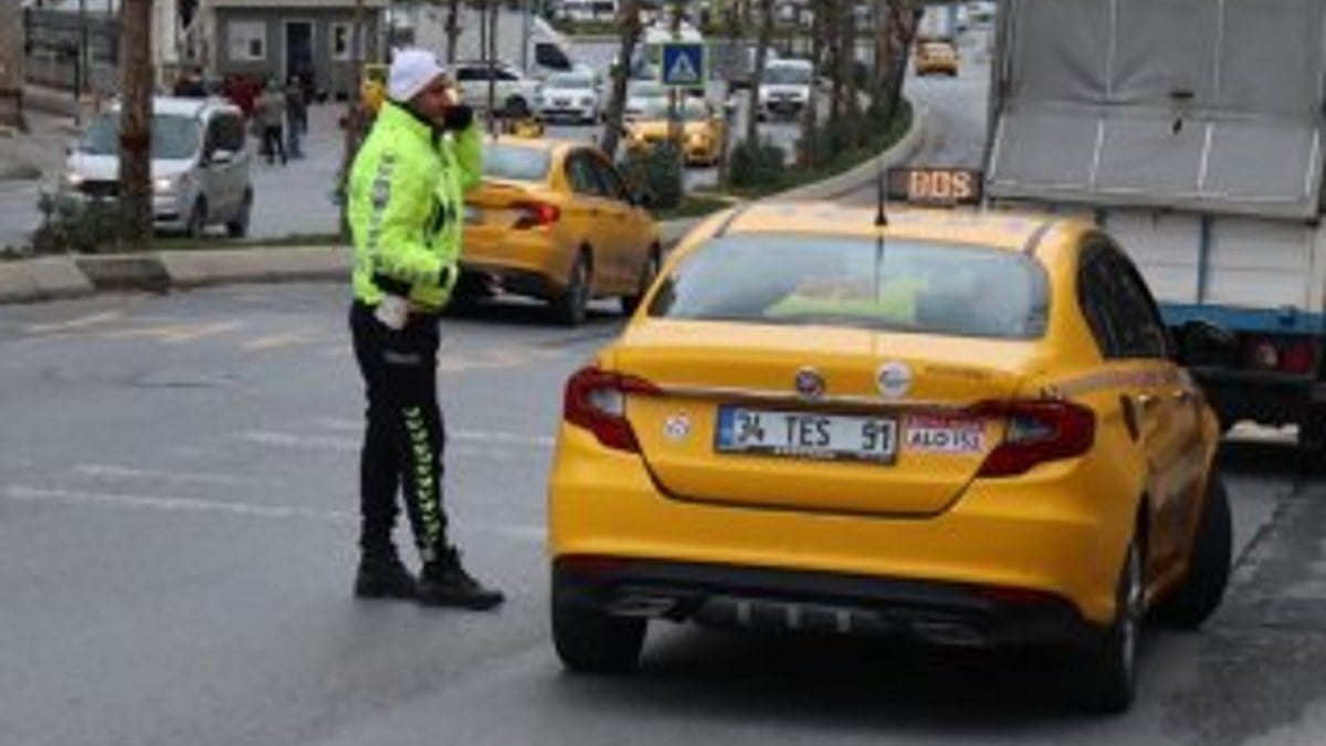 Esenyurt'ta kurallara uymayan taksicilere ceza yağdı