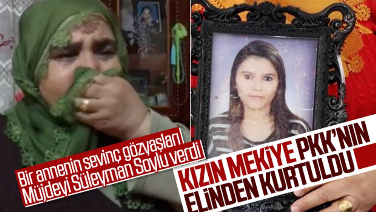 Annesi HDP önünde eylem yapan genç kız, PKK'dan kaçtı