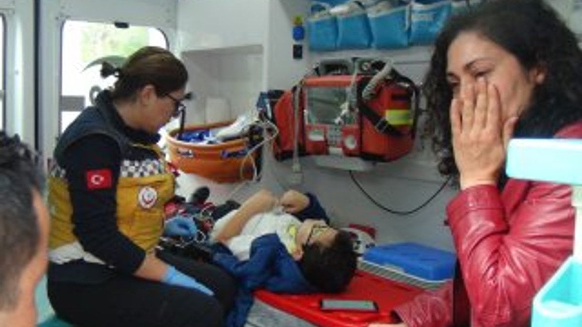 Antalya'da trafik kazası sonrası gazeteciye tepki
