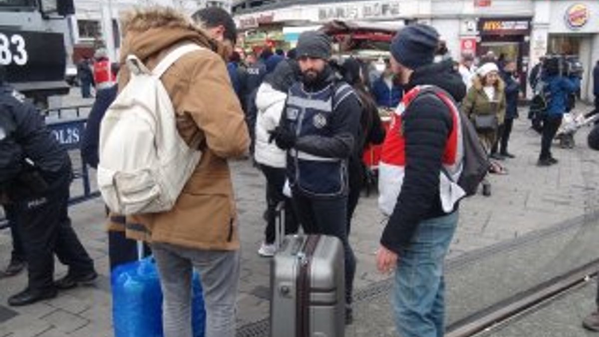 Taksim’de yılbaşı önlemleri başladı
