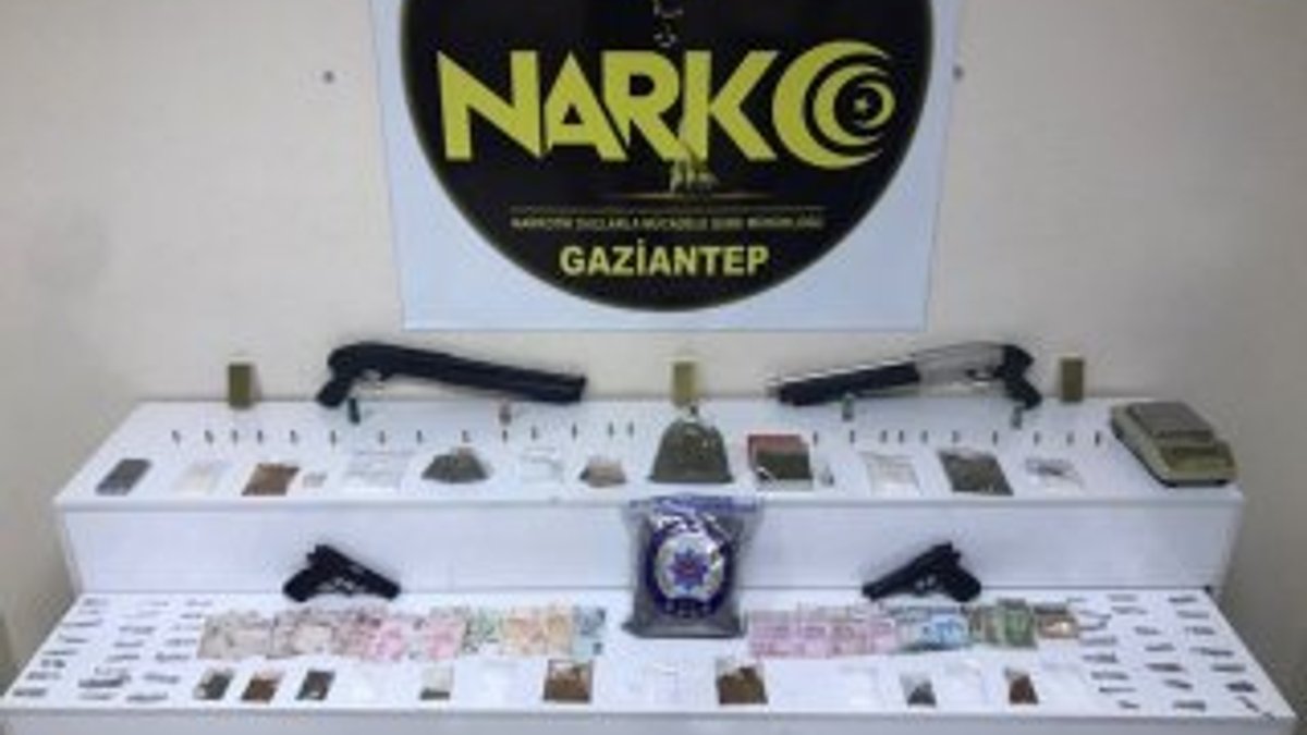 Gaziantep'te uyuşturucu operasyonu: 24 gözaltı