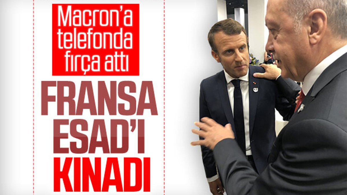 Erdoğan ve Macron telefonda görüştü
