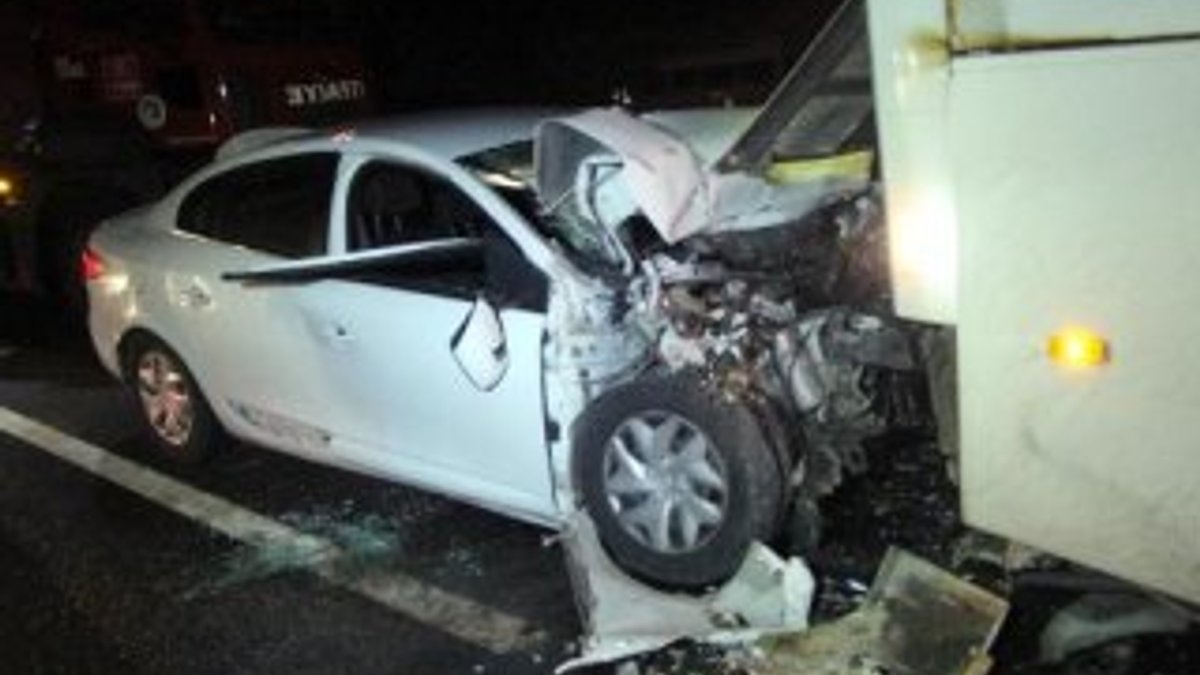 Bolu'da zincirleme trafik kazası: 2'si ağır 3 yaralı