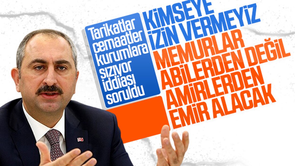 Tarikatlar kurumlara sızıyor iddiası Bakan Gül'e soruldu