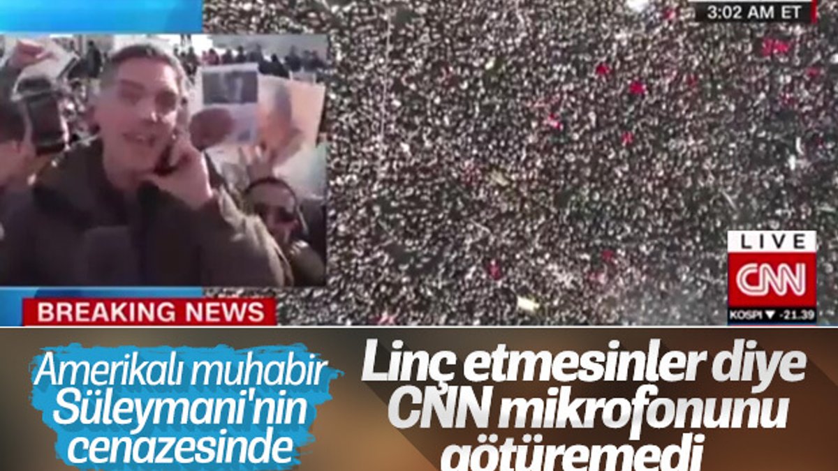 CNN Süleymani’nin cenaze törenini canlı yayınladı