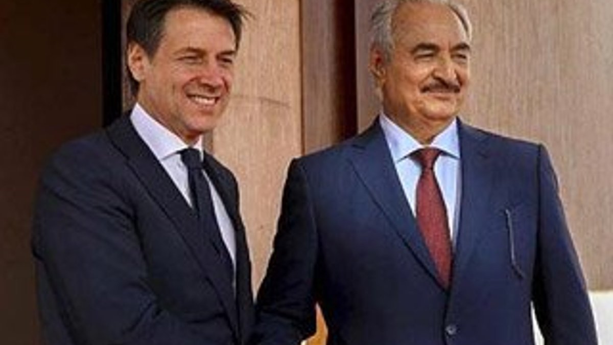 İtalya Başbakanı Conte, darbeci Hafter ile görüştü
