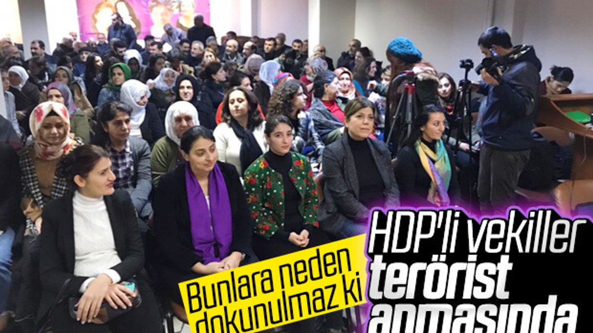 HDP'li vekiller 3 PKK'lı teröristi andı
