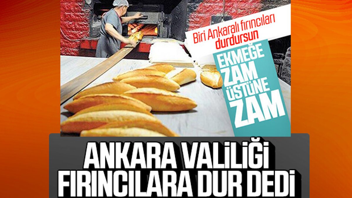 Ankara'da ekmeğe yapılan zam geri alındı