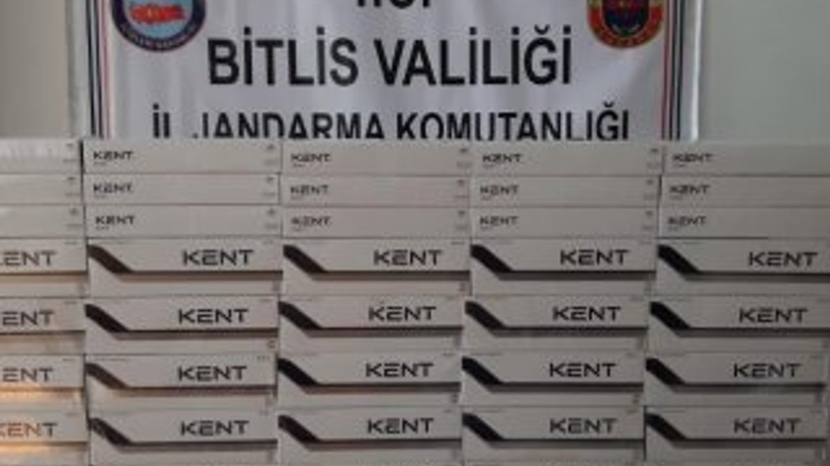 Bitlis'te 2 bin 830 paket kaçak sigara ele geçirildi