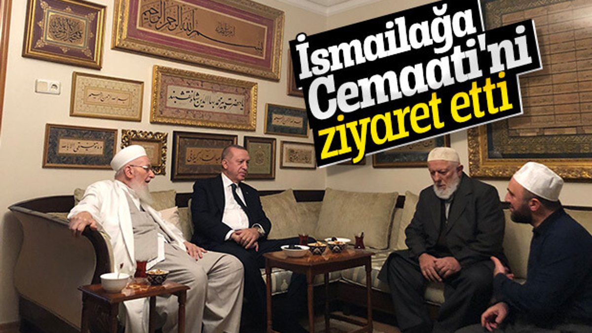 Cumhurbaşkanı Erdoğan'dan İsmailağa Cemaati'ne ziyaret