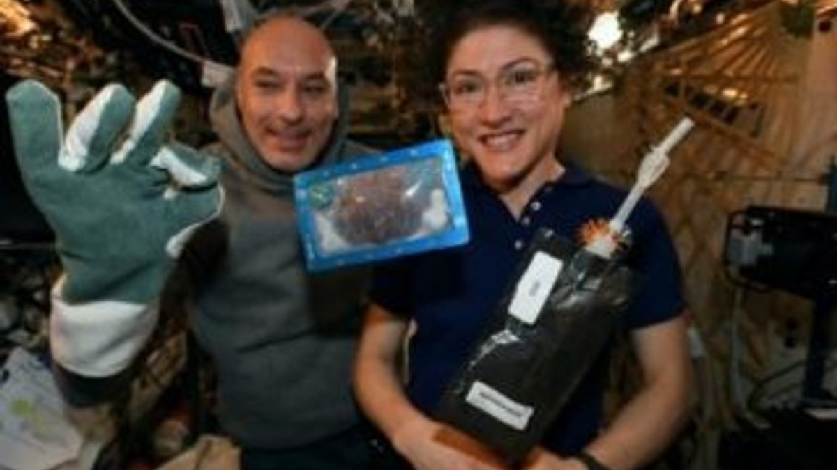 ABD'li astronottan uzay kurabiyesi