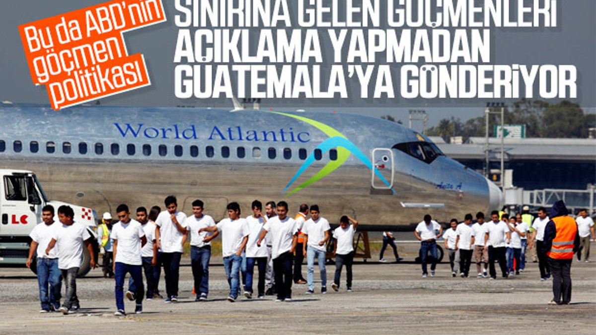 ABD sığınmak isteyen göçmenleri Guatemala'ya gönderiyor