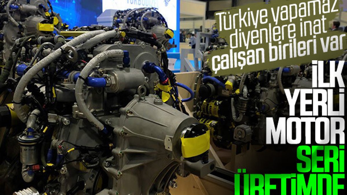 Türkiye'nin ilk yerli motoru seri üretimde