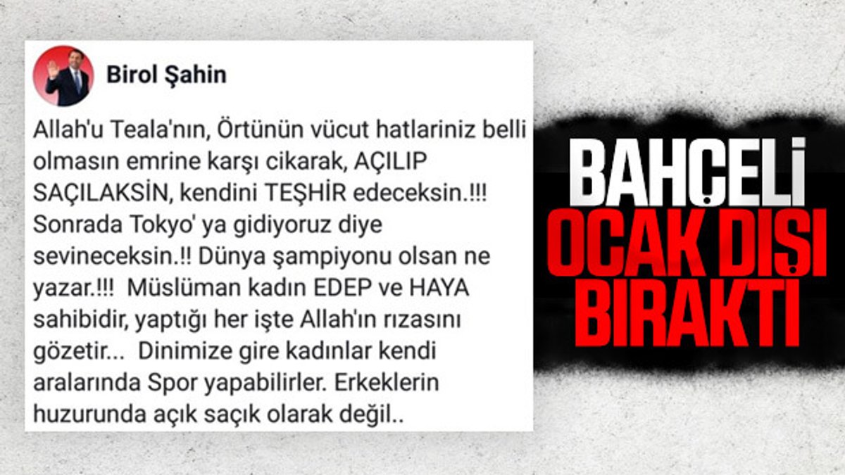 MHP, kadın voleybolcu paylaşımının cezasını kesti